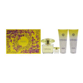 Versace Yellow Diamond Gift Set for Women – EDT 90ml + Body Lotion + Shower Gel + Miniature